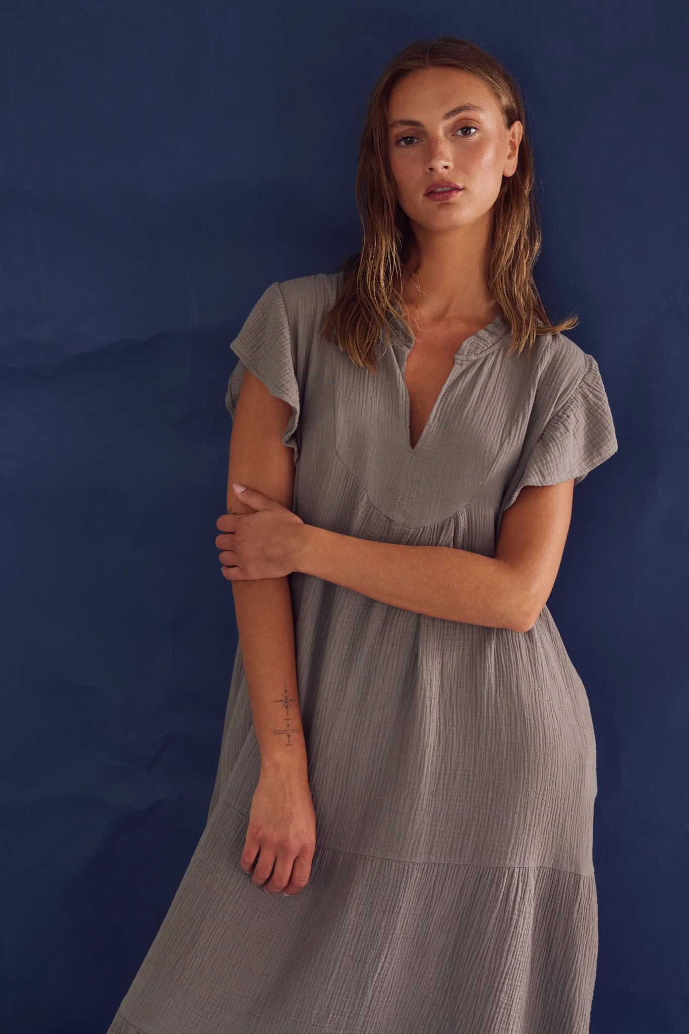 Laurel Dress Timber Brown sold by Noella Fashion