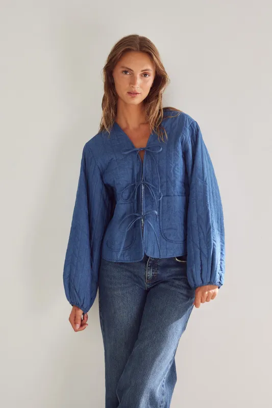 Lori Jacket Calla Denim Print sold by Noella Fashion