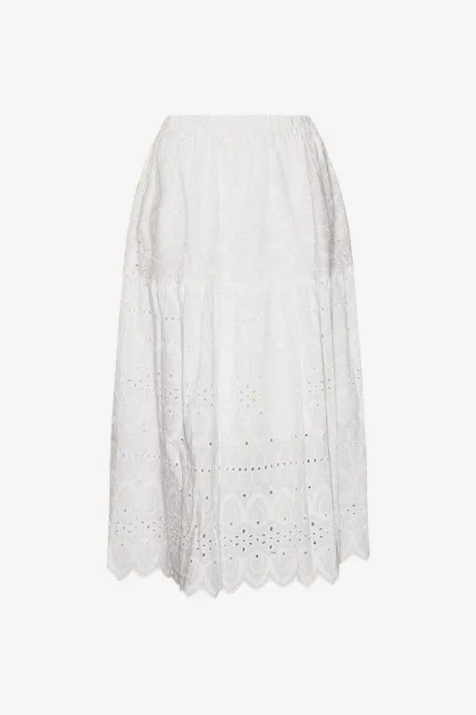 Lotta Skirt White sold by Noella Fashion