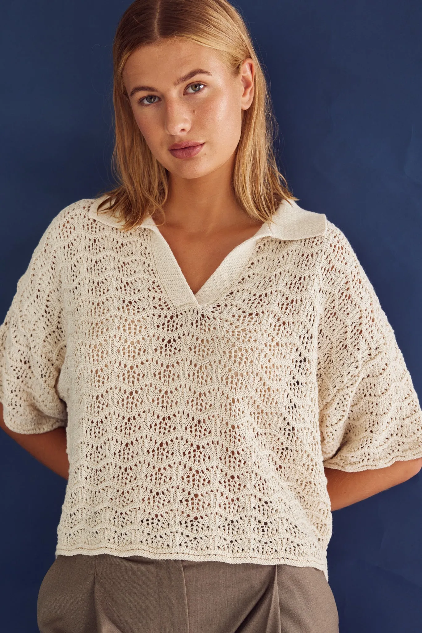 Lee Knit Ivory sold by Noella Fashion