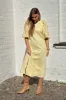 Reno Pastis Long Dress Buttercup Yellow sold by Noella Fashion
