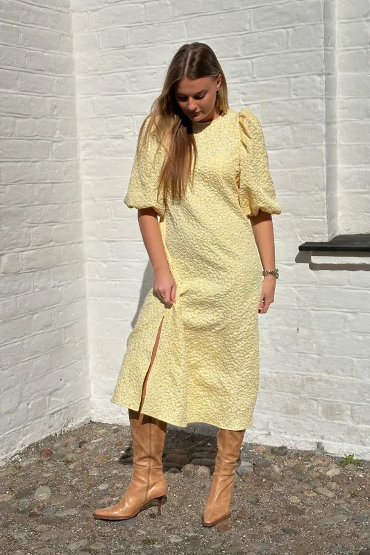 Reno Pastis Long Dress Buttercup Yellow sold by Noella Fashion