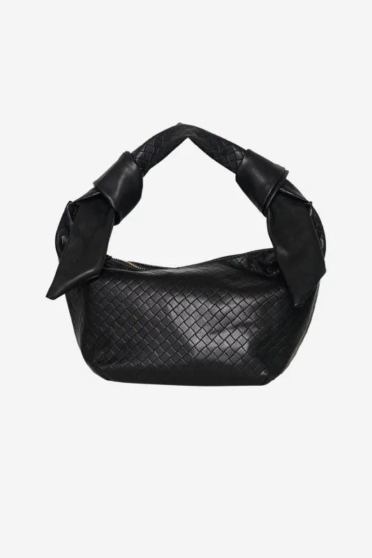 Luna Bag Leather Look Black sold by Noella Fashion