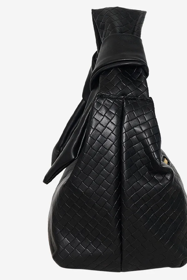 Luna Bag Leather Look Black sold by Noella Fashion product image thumbnail 3