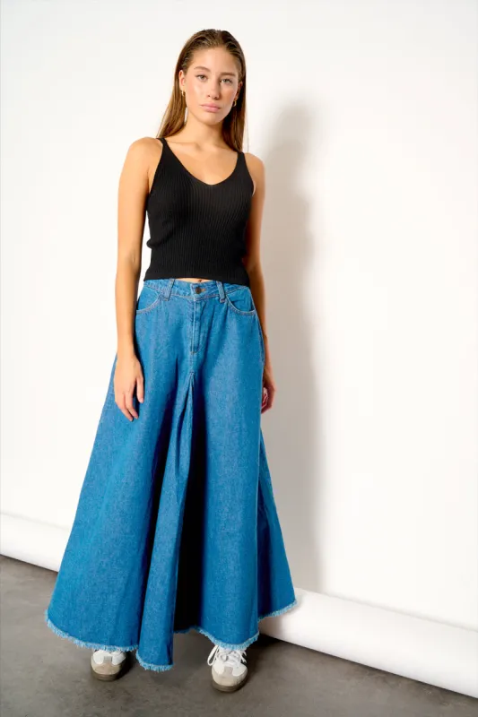 Maverick Denim Skirt Vintage Wash sold by Noella Fashion
