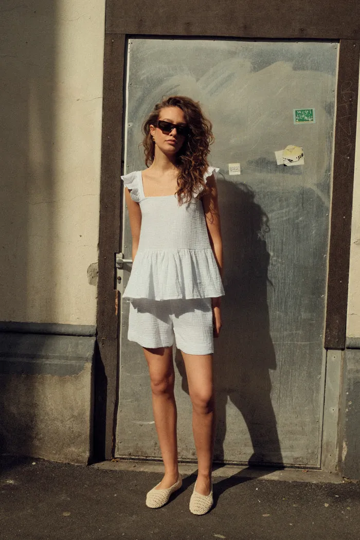 Lina Top White sold by Noella Fashion product image thumbnail 5