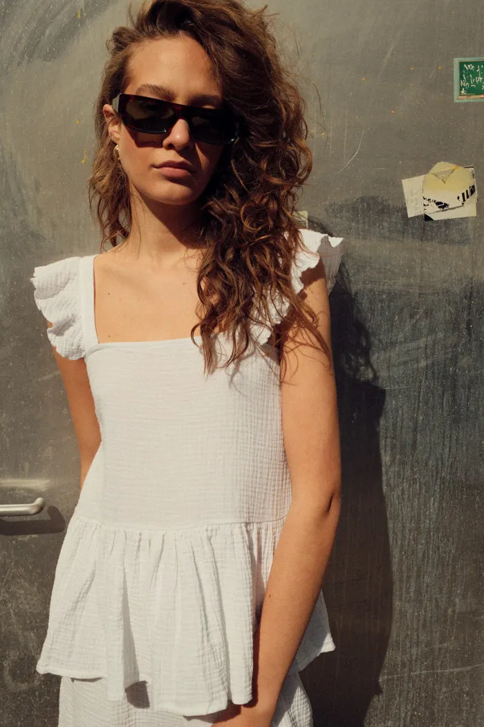 Lina Top White sold by Noella Fashion product image thumbnail 2