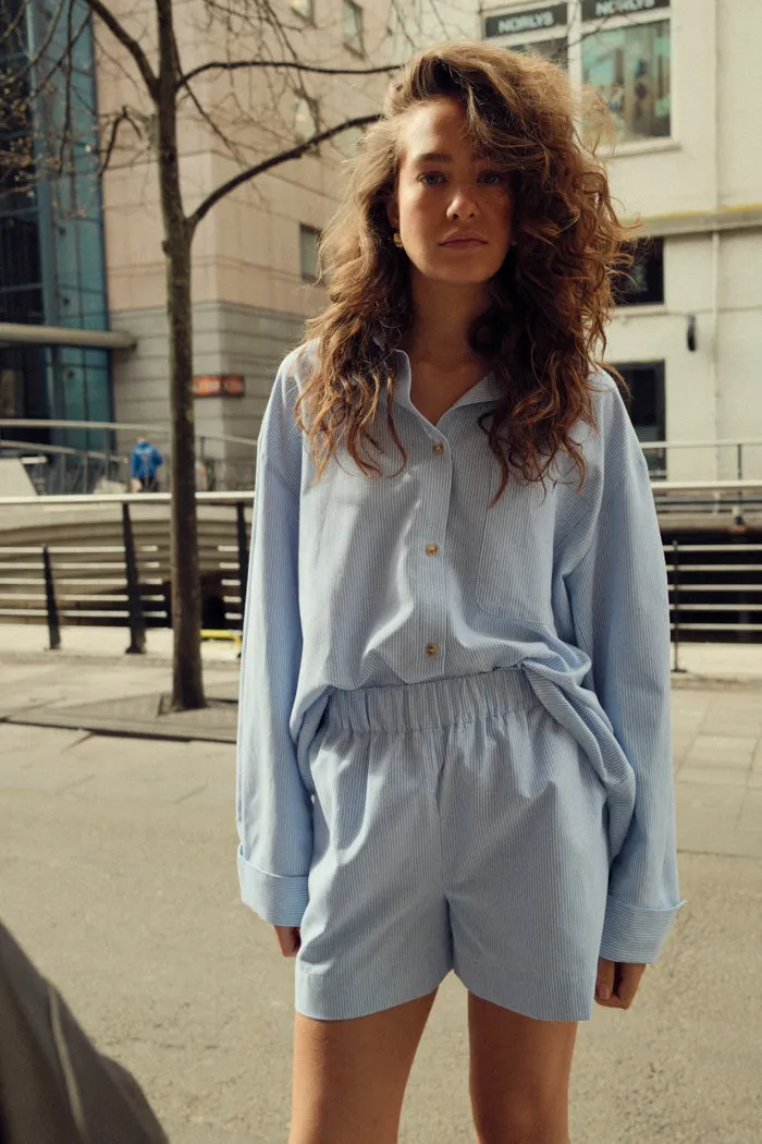 Layne Shorts Dorla Blue Stripe sold by Noella Fashion