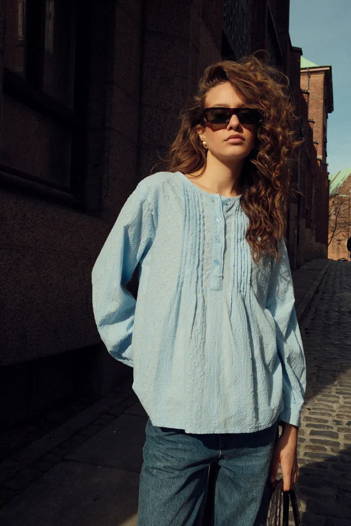 Laxmi Blouse Light Blue sold by Noella Fashion