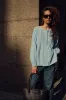 Laxmi Blouse Light Blue sold by Noella Fashion