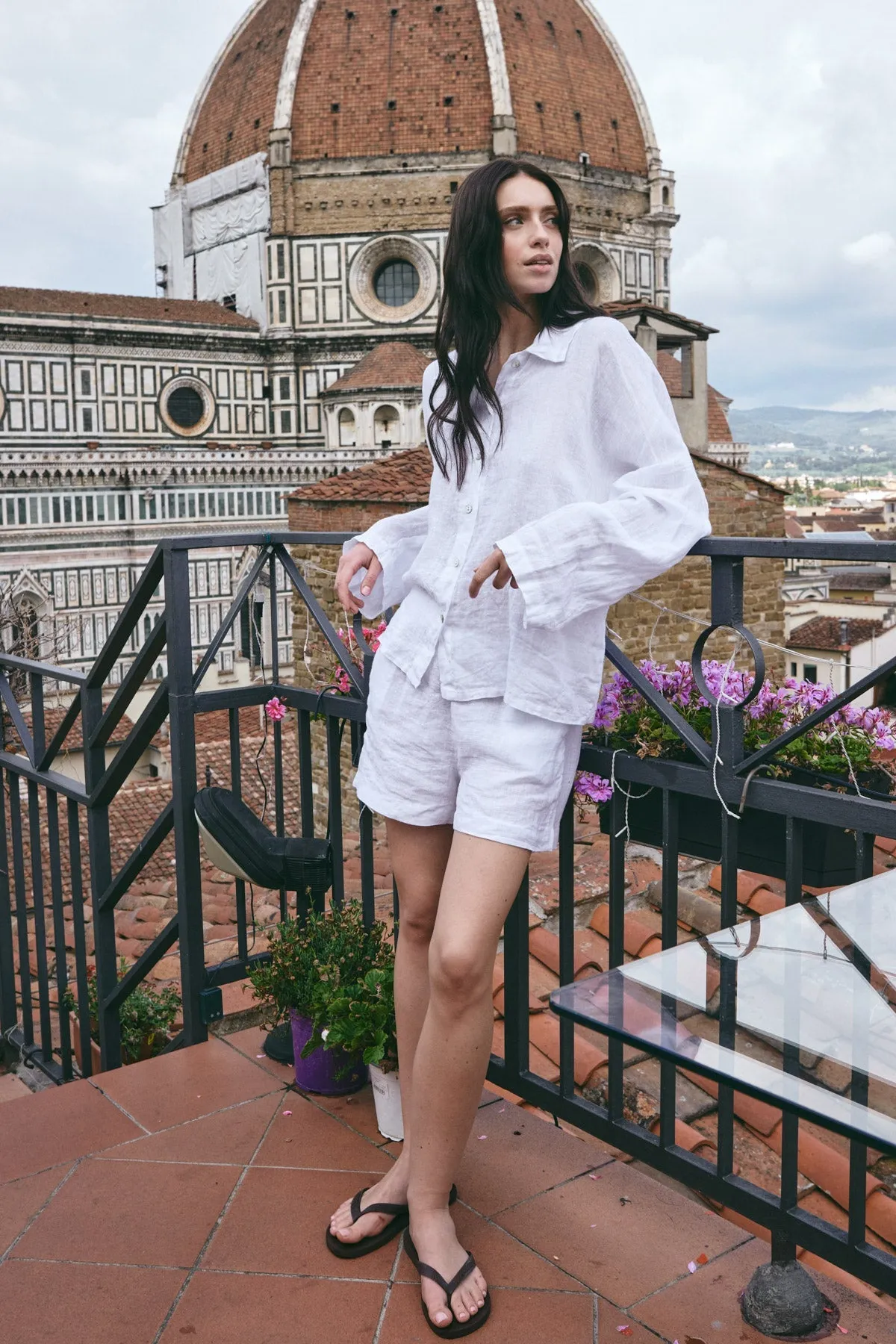 Layne Shorts White sold by Noella Fashion