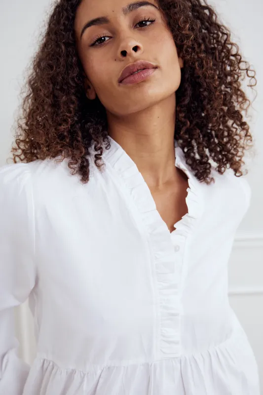 Matti Blouse White sold by Noella Fashion