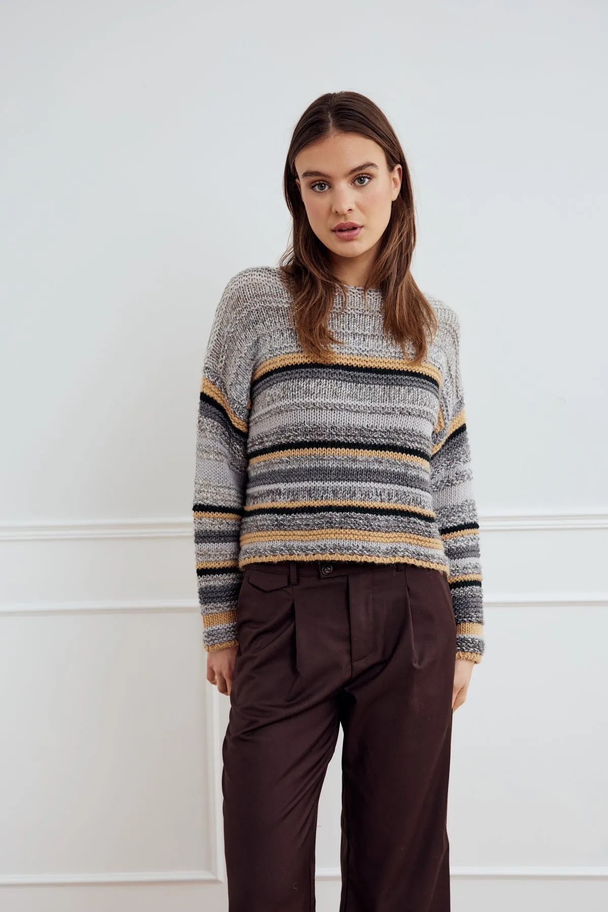 Leah Knit Grey Mix sold by Noella Fashion product image thumbnail 3