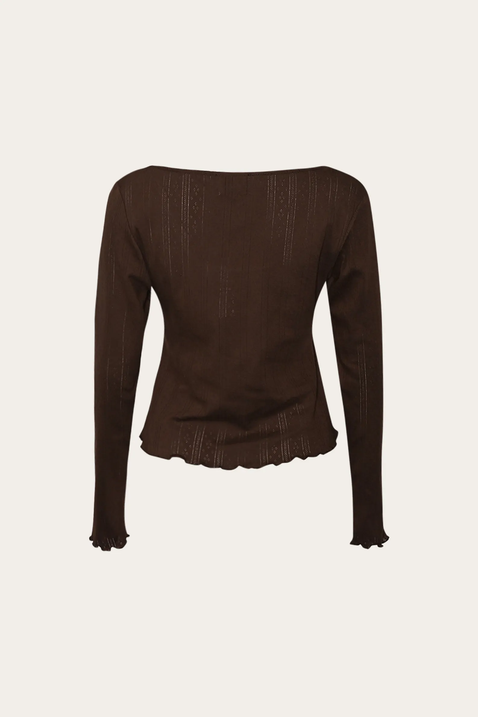 Karmia Top Chocolate sold by Noella Fashion product image thumbnail 5