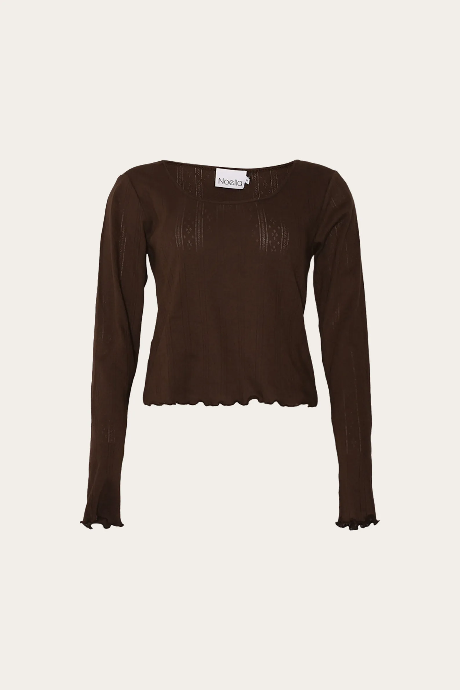 Karmia Top Chocolate sold by Noella Fashion product image thumbnail 4