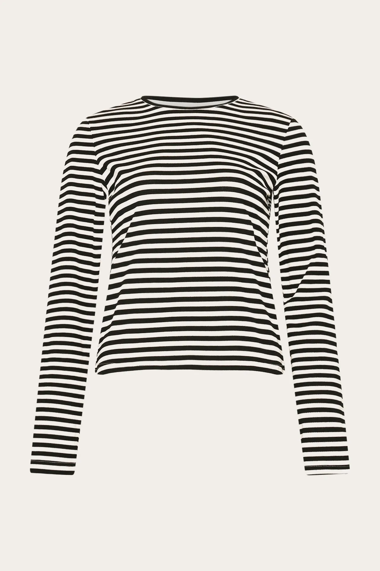 Luana Top Ivory Black Stripe sold by Noella Fashion