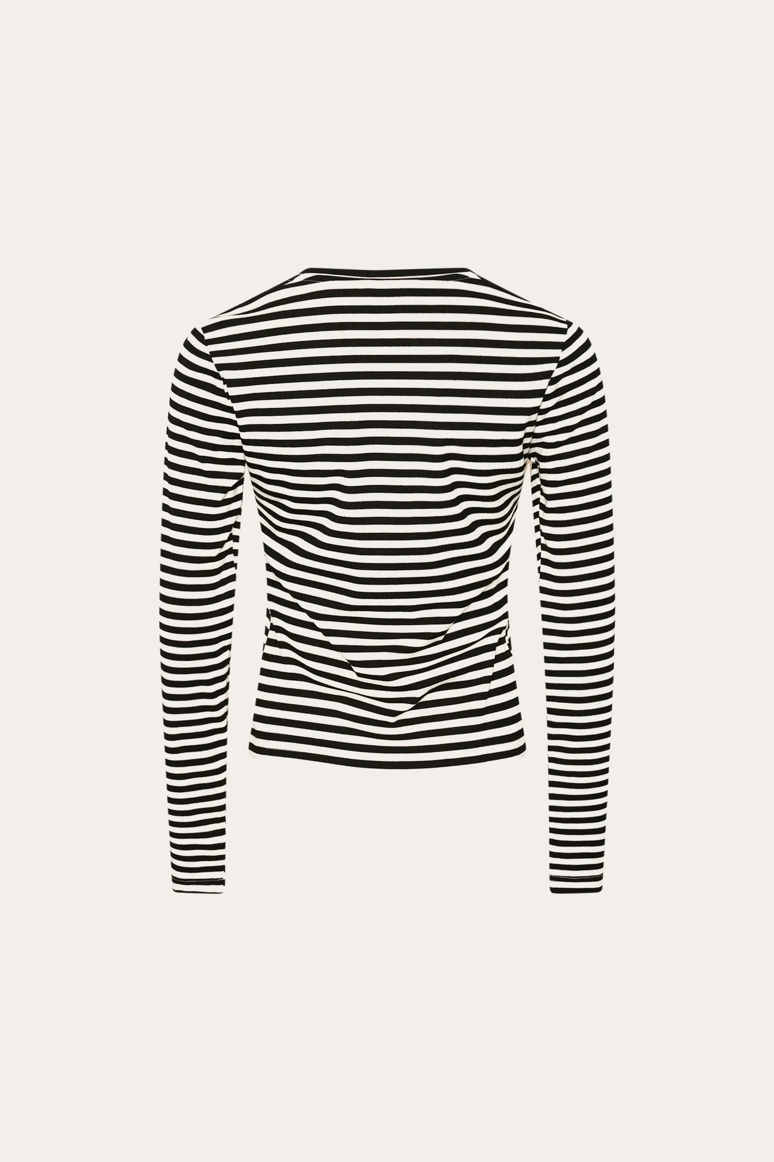 Luana Top Ivory Black Stripe sold by Noella Fashion product image thumbnail 2