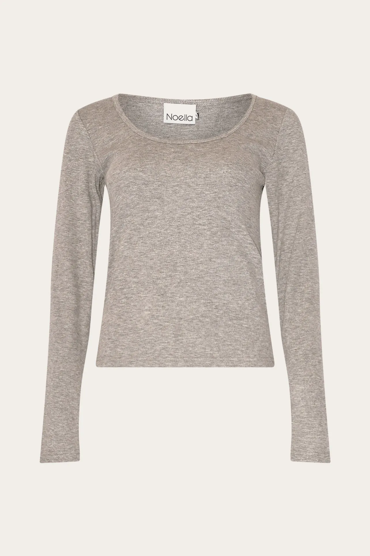Leyton Top Medium Grey Mel. sold by Noella Fashion