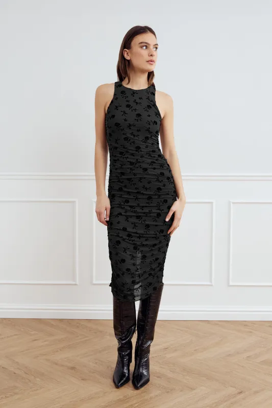 Leanna Dress Clarity Black Print sold by Noella Fashion
