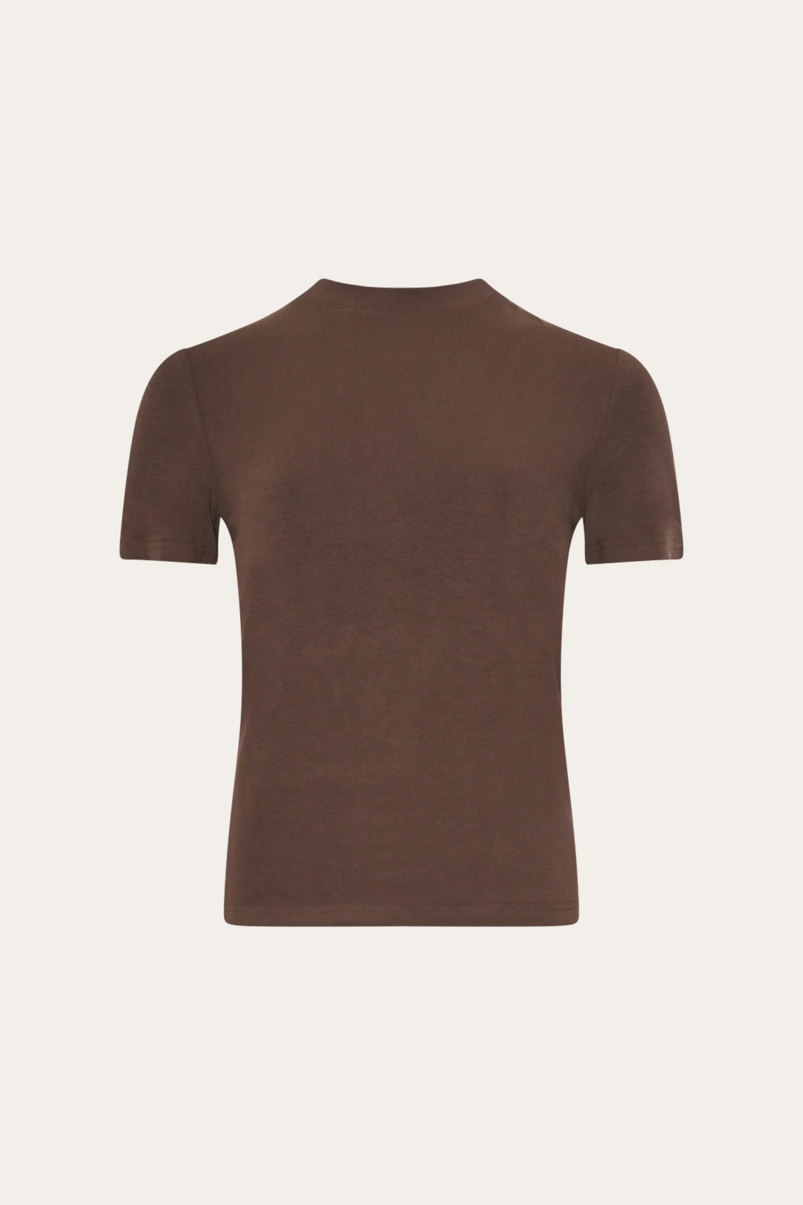 Lidie SS Top Chocolate sold by Noella Fashion