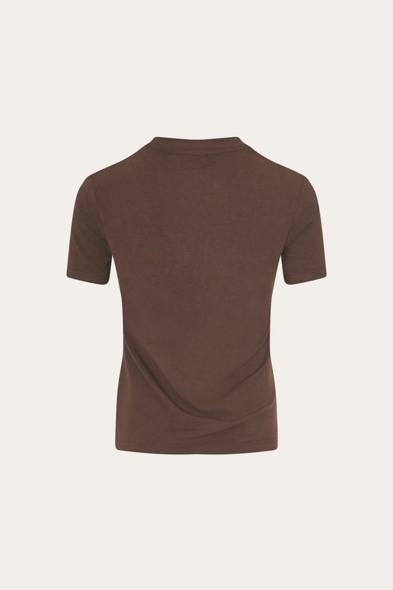 Lidie SS Top Chocolate sold by Noella Fashion product image thumbnail 2