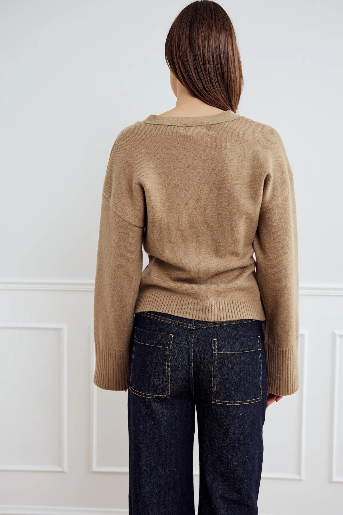 Lenyx Knit Cardigan Timber Brown Melange sold by Noella Fashion product image thumbnail 4