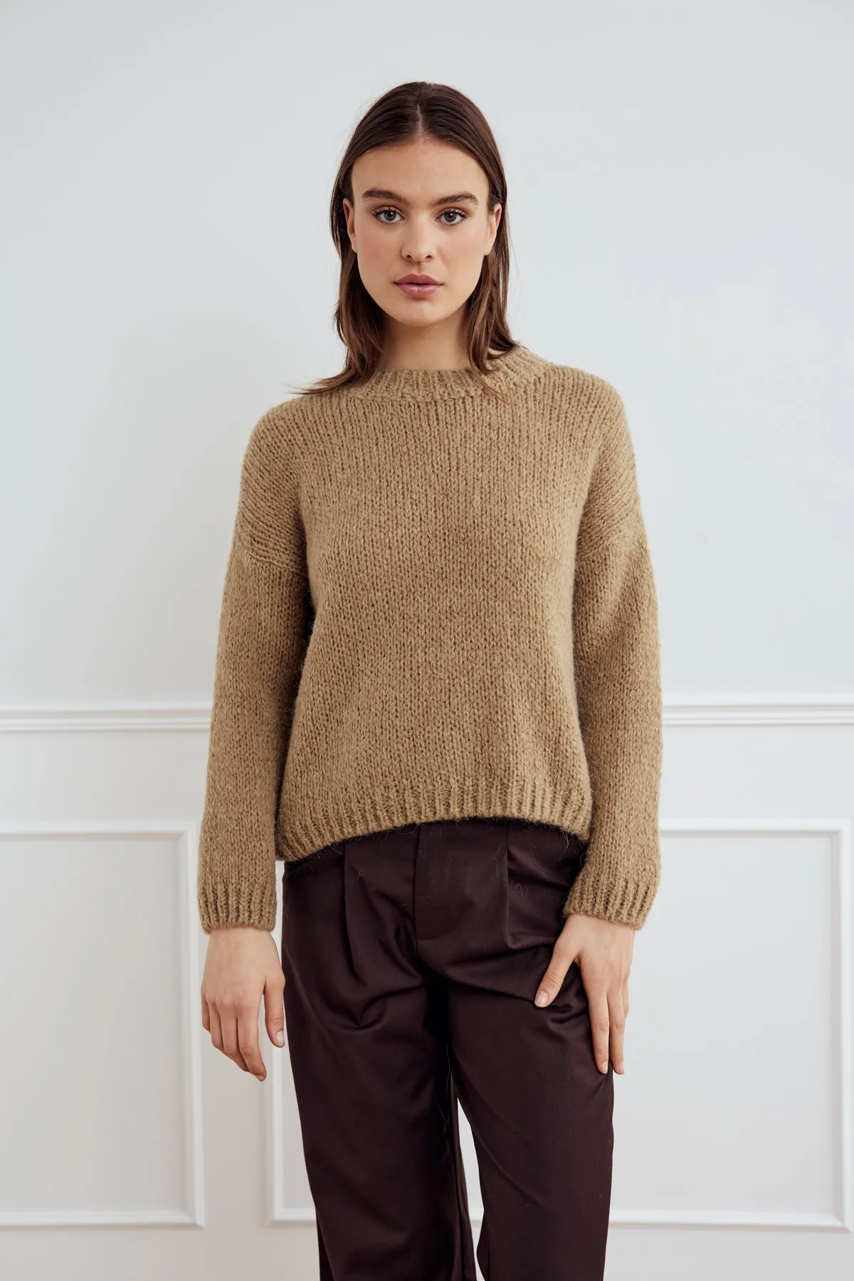 Juno knit Nature Brown sold by Noella Fashion product image thumbnail 2
