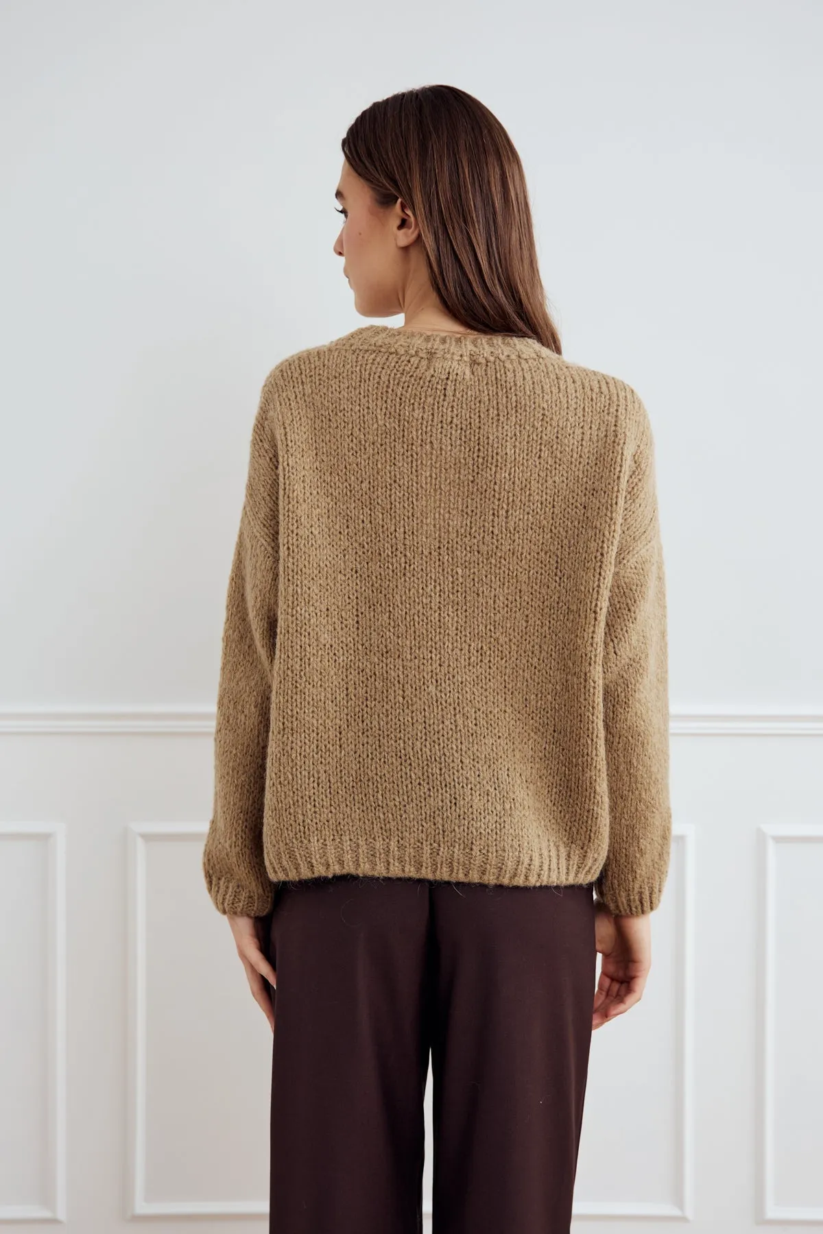 Juno knit Nature Brown sold by Noella Fashion product image thumbnail 3