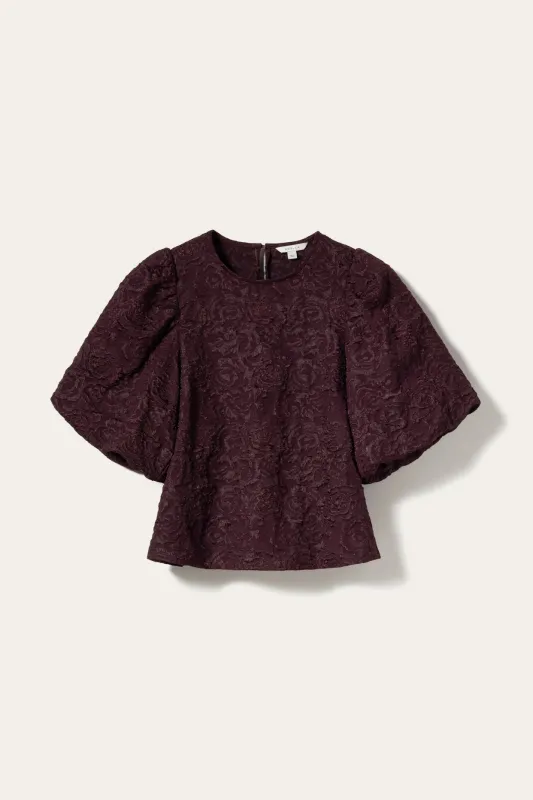 N-Shelly Blouse Winetasting sold by Noella Fashion