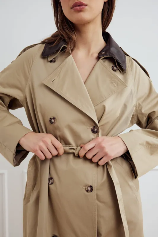 Leone Coat Warm Sand sold by Noella Fashion
