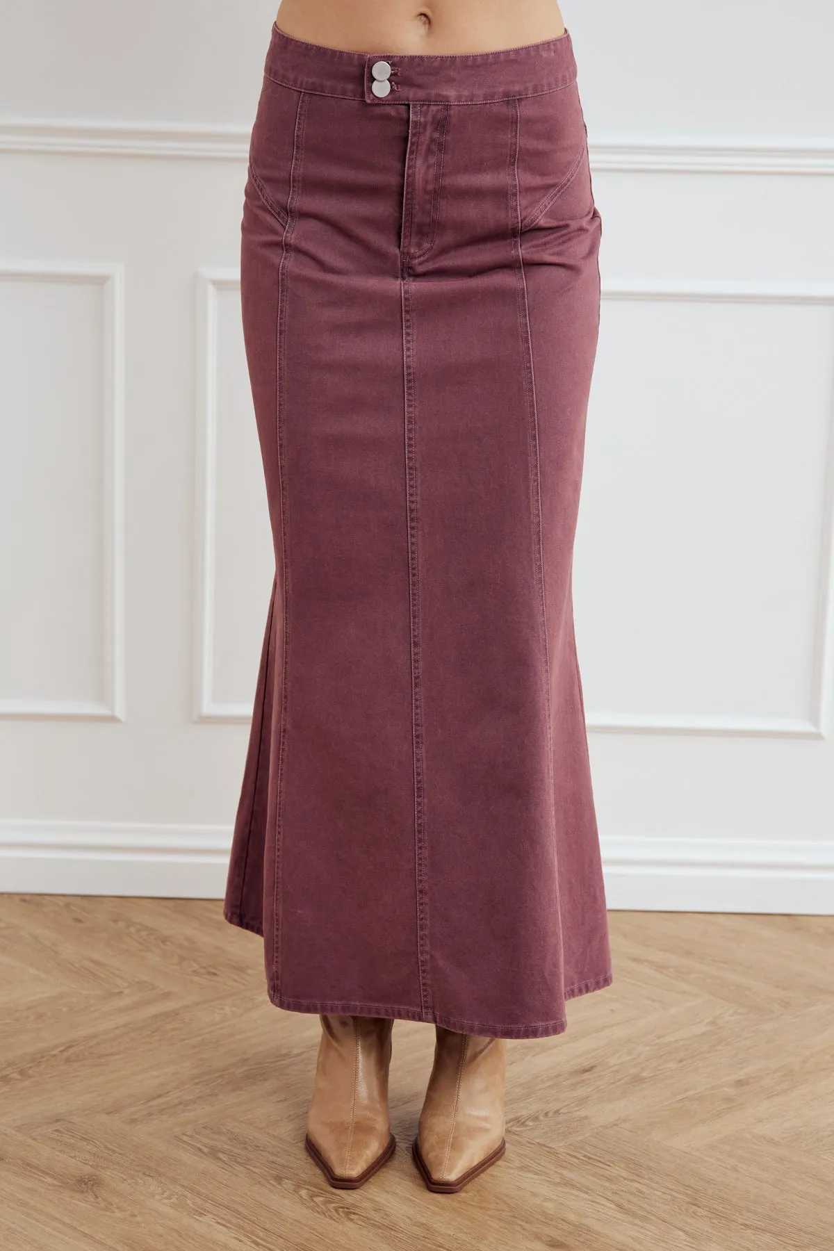 Legacy Skirt Crushed Berry sold by Noella Fashion product image thumbnail 2