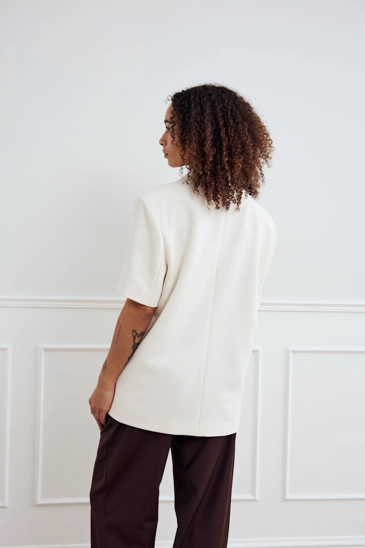 Leanne Blazer White sold by Noella Fashion product image thumbnail 5