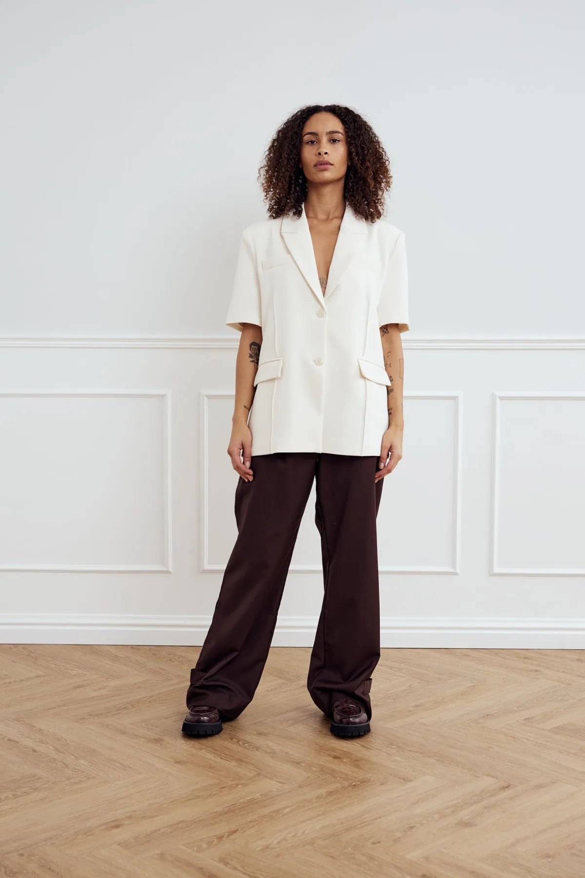 Leanne Blazer White sold by Noella Fashion product image thumbnail 4