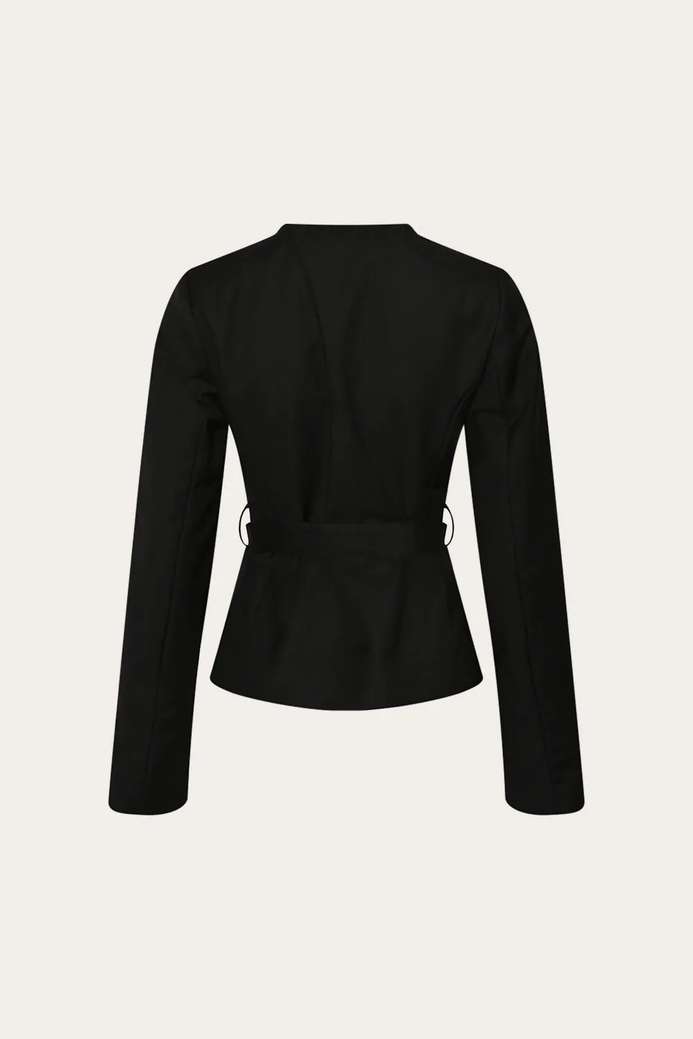 Kasaundra LS Blazer Black sold by Noella Fashion product image thumbnail 4