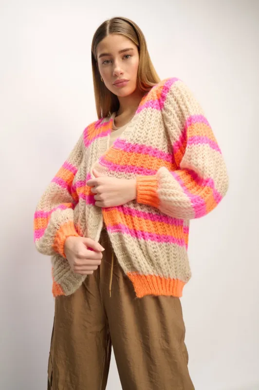 Vera Knit Cardigan Multi Mix sold by Noella Fashion