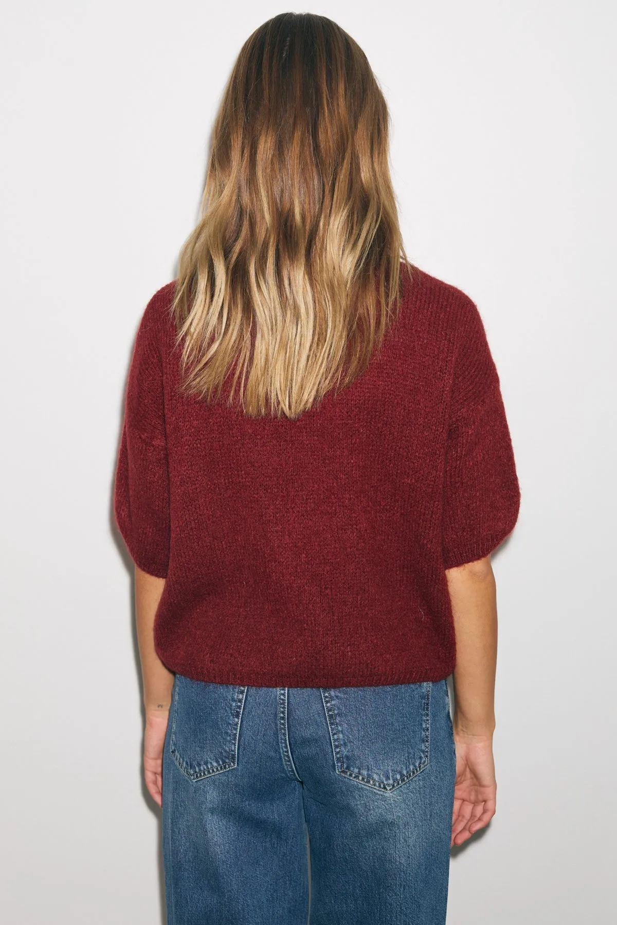 Mimi Knit Jumper Dusty Mahogany sold by Noella Fashion product image thumbnail 3