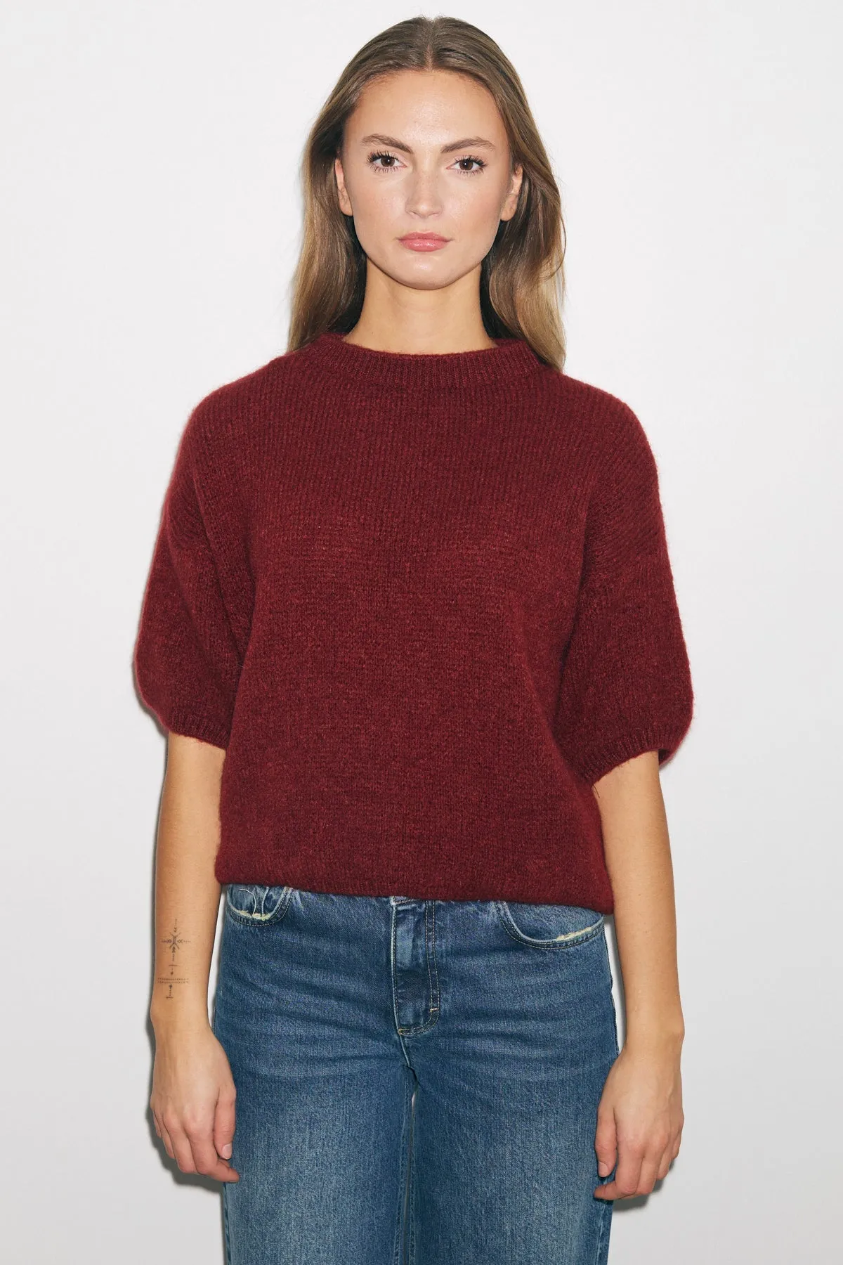 Mimi Knit Jumper Dusty Mahogany sold by Noella Fashion product image thumbnail 2