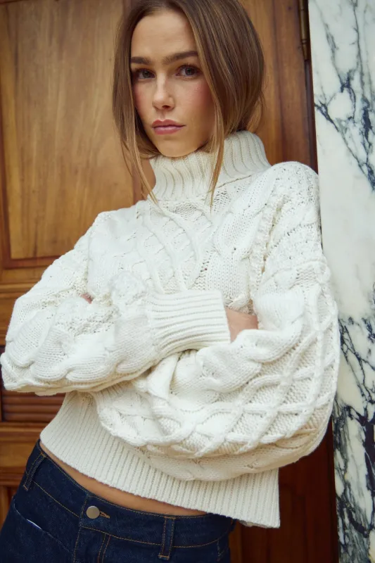 Lael Knit Ivory sold by Noella Fashion