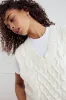 Gio Knit Vest Ivory sold by Noella Fashion