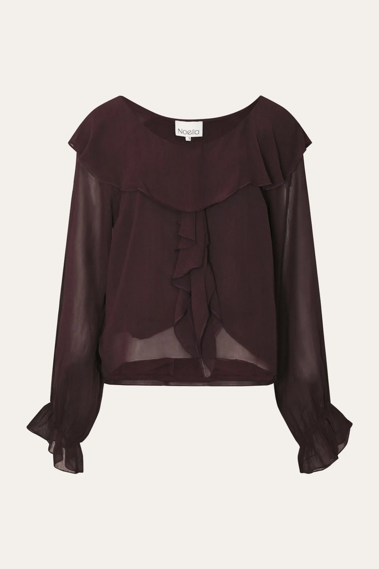 Leiana Blouse Winetasting sold by Noella Fashion