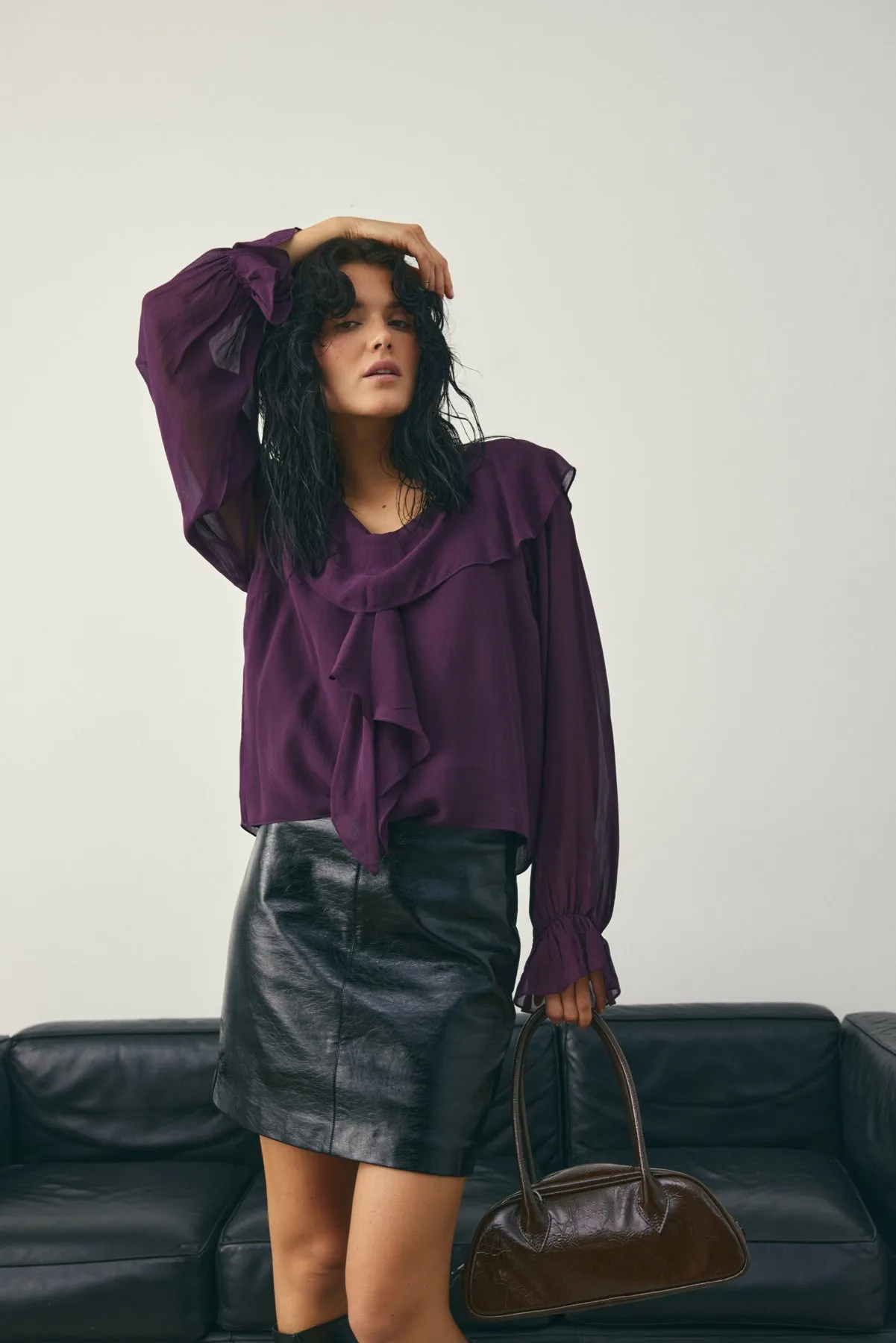 Leiana Blouse Winetasting sold by Noella Fashion product image thumbnail 4