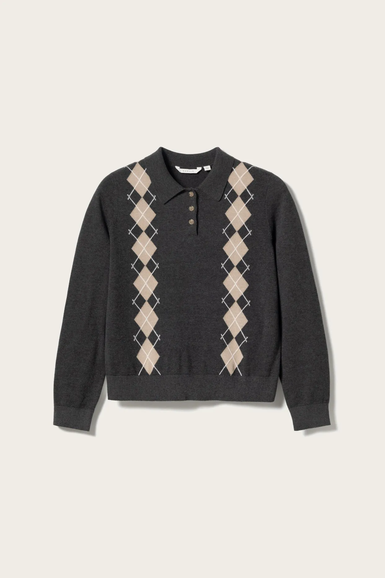 N-Maxine Knit Dasha Grey Check sold by Noella Fashion