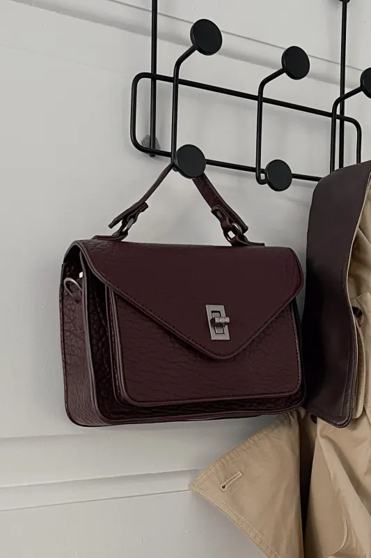 Leora Bag Mahogany sold by Noella Fashion
