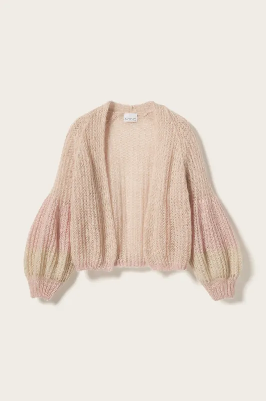 Liana Knit Cardigan Blush/Cream sold by Noella Fashion
