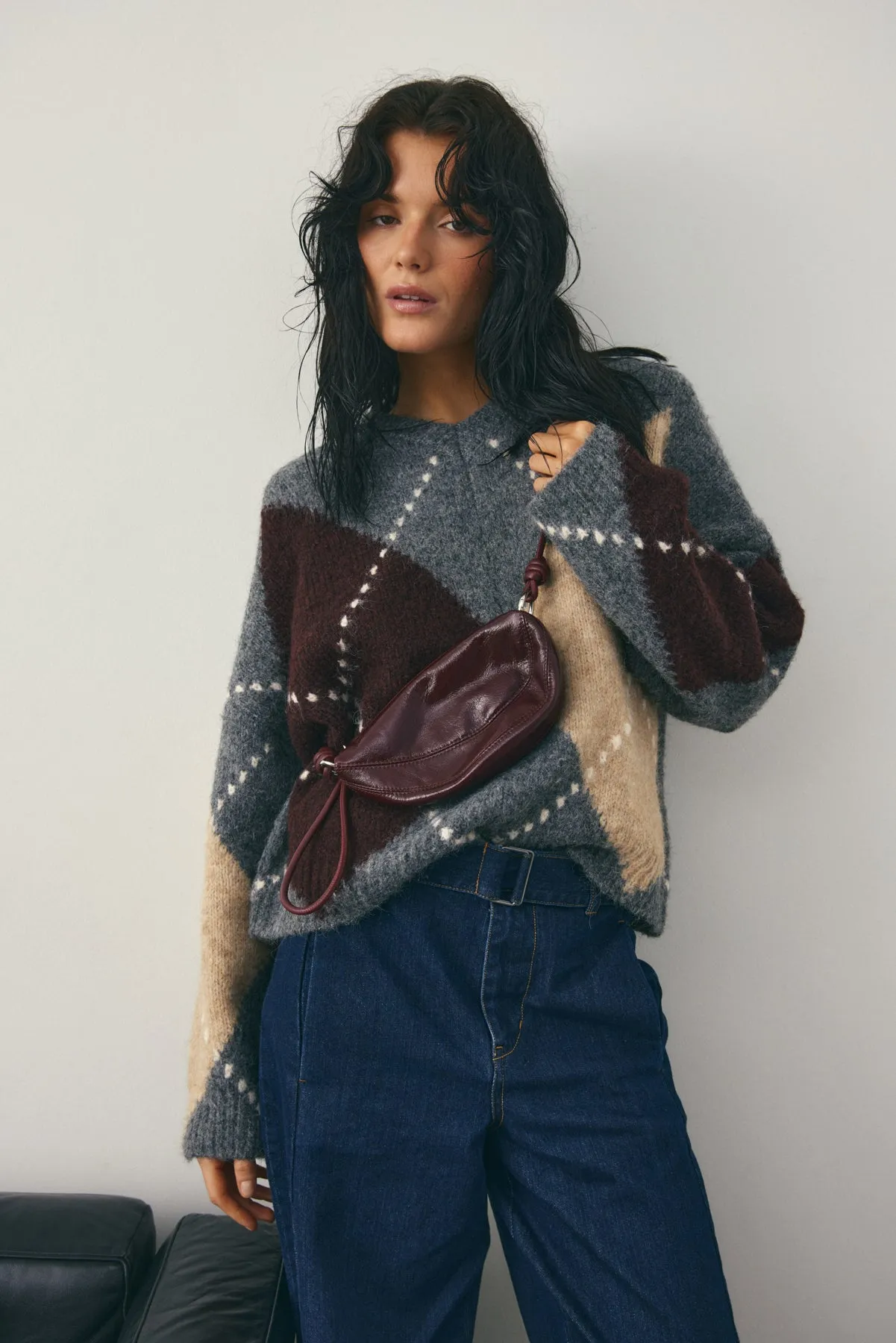 Lai Knit Medium Grey Mel sold by Noella Fashion product image thumbnail 2