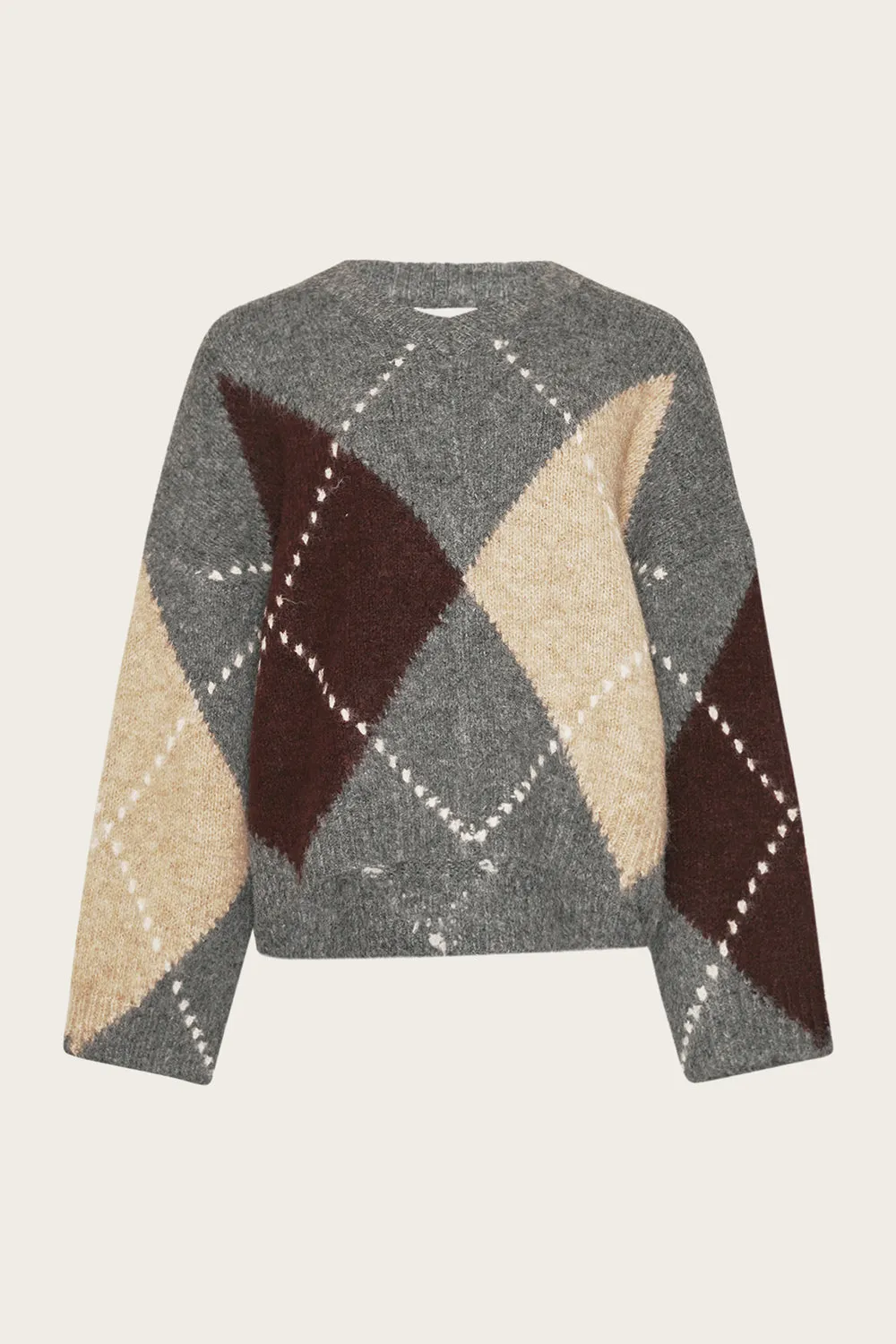 Lai Knit Medium Grey Mel sold by Noella Fashion product image thumbnail 5