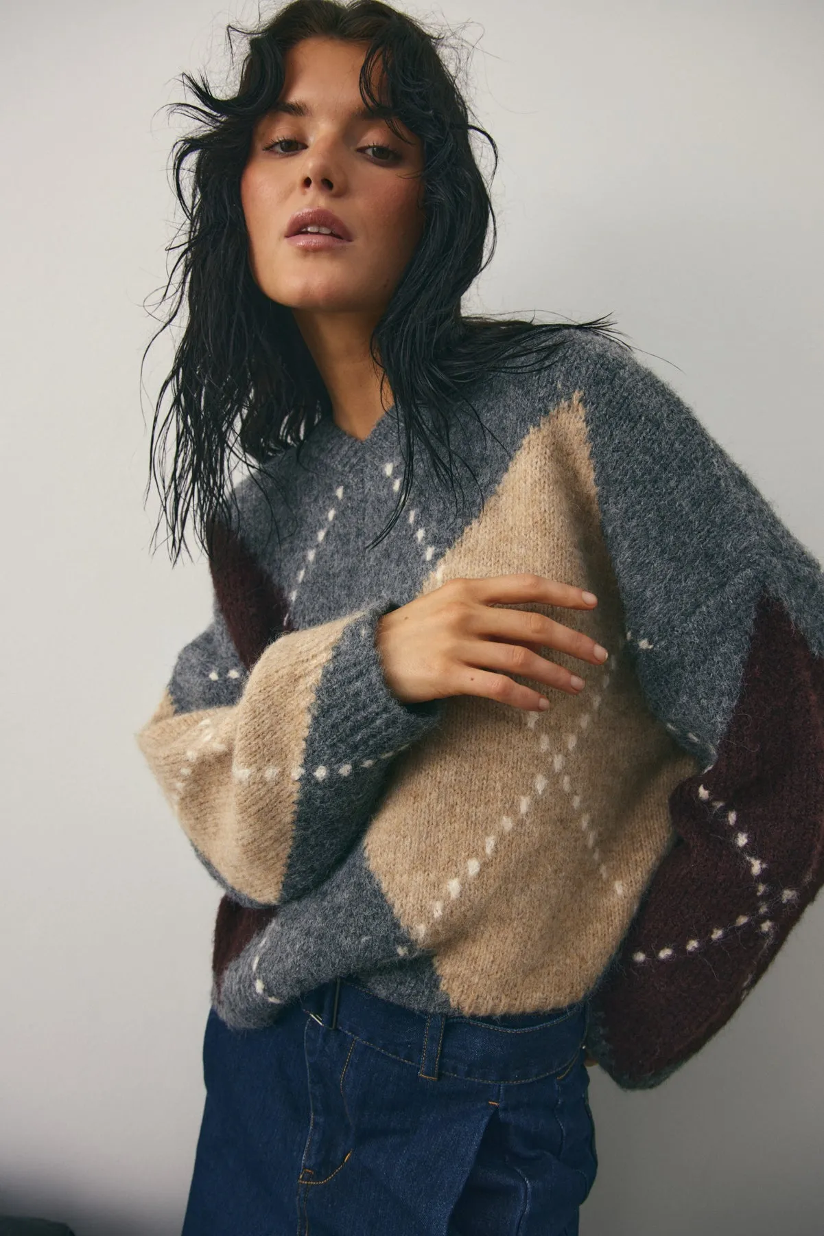 Lai Knit Medium Grey Mel sold by Noella Fashion