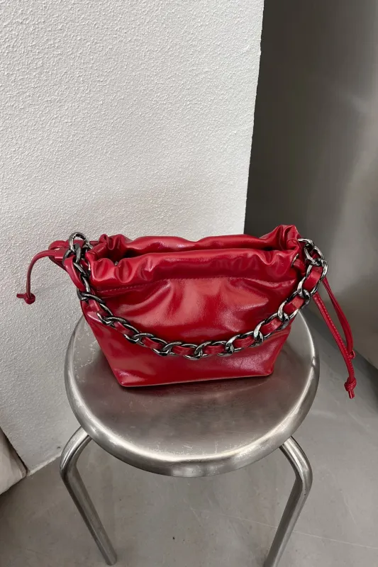 Liya Bag Tomato Red sold by Noella Fashion