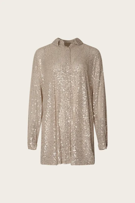 Lizanne Shirt Silver sold by Noella Fashion