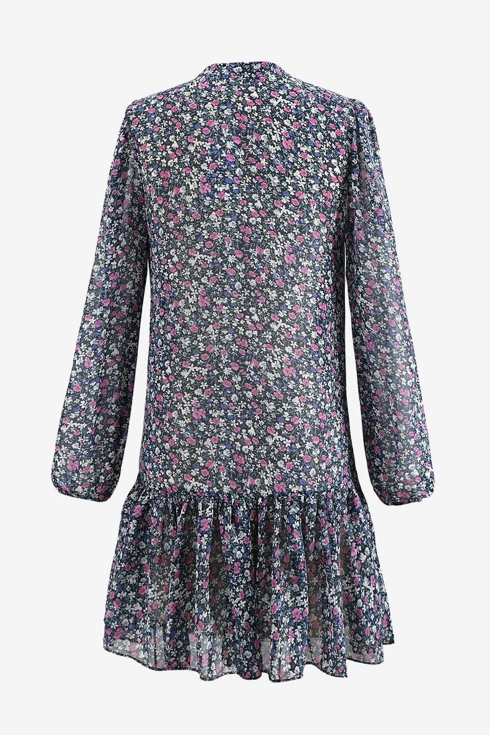 Taven Dress Polyester Pink Flower sold by Noella Fashion product image thumbnail 3